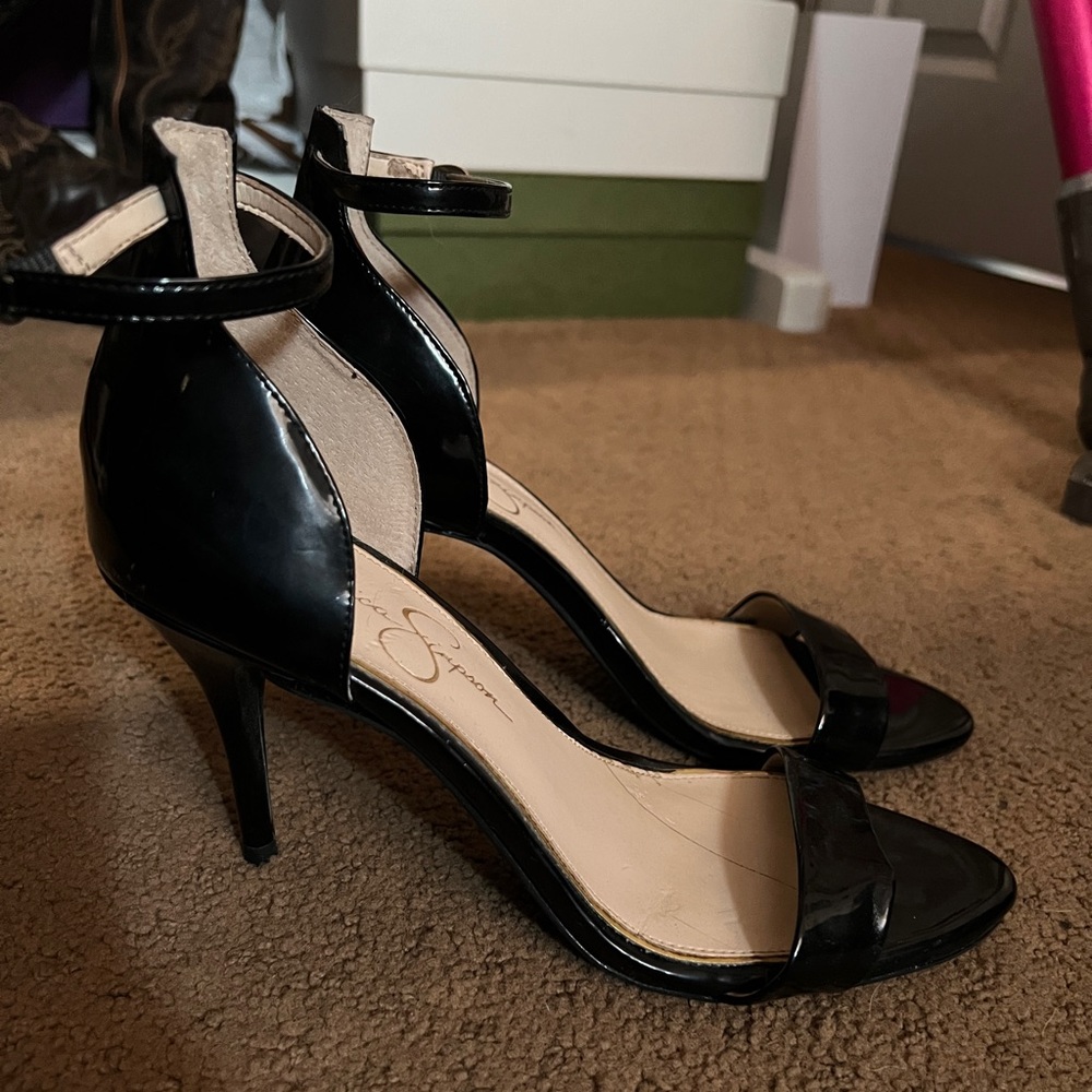 Open Pointed Toe Stiletto Heels